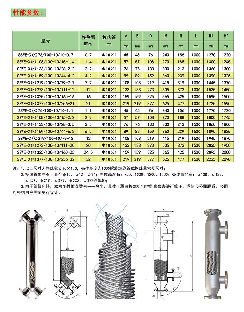 螺旋纏繞管式換熱器